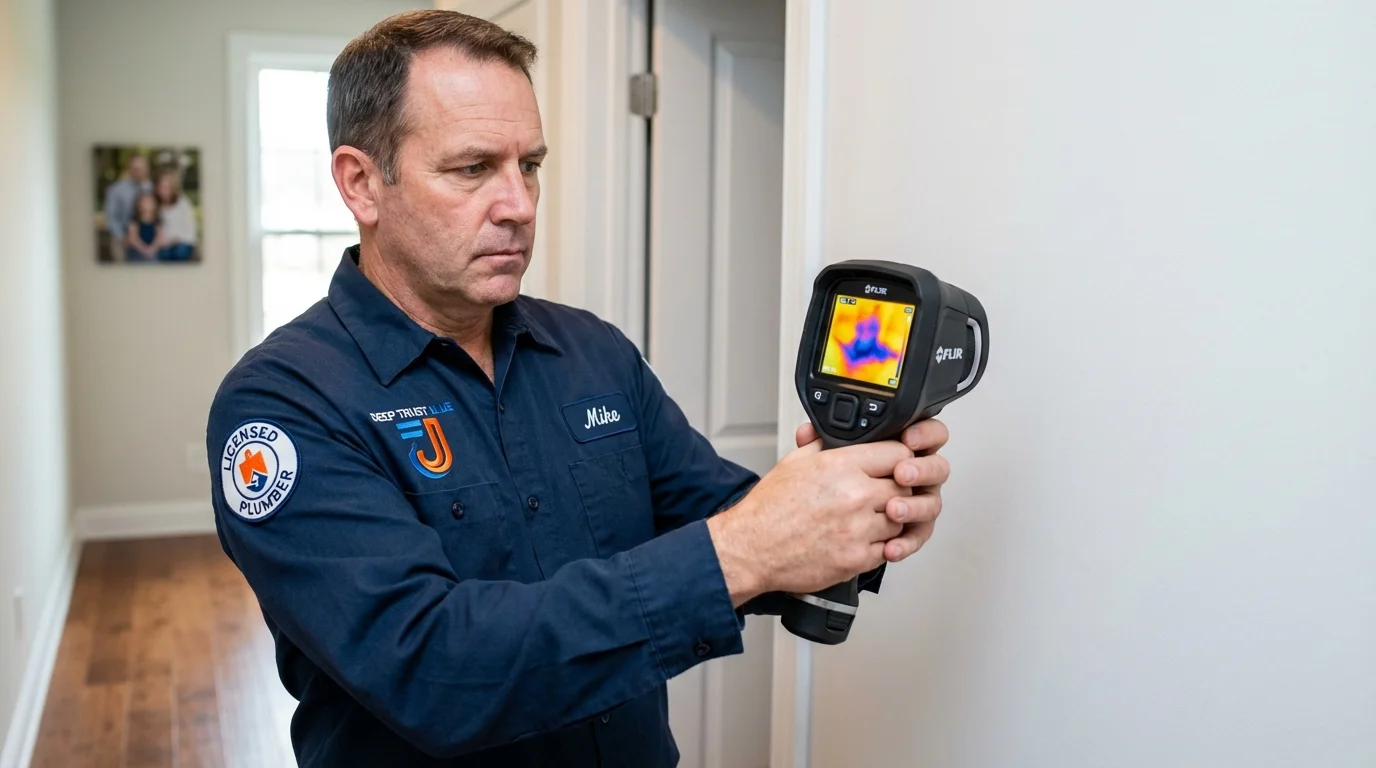 Thermal imaging leak detection by Johns Plumbing LLC in Mahanoy City